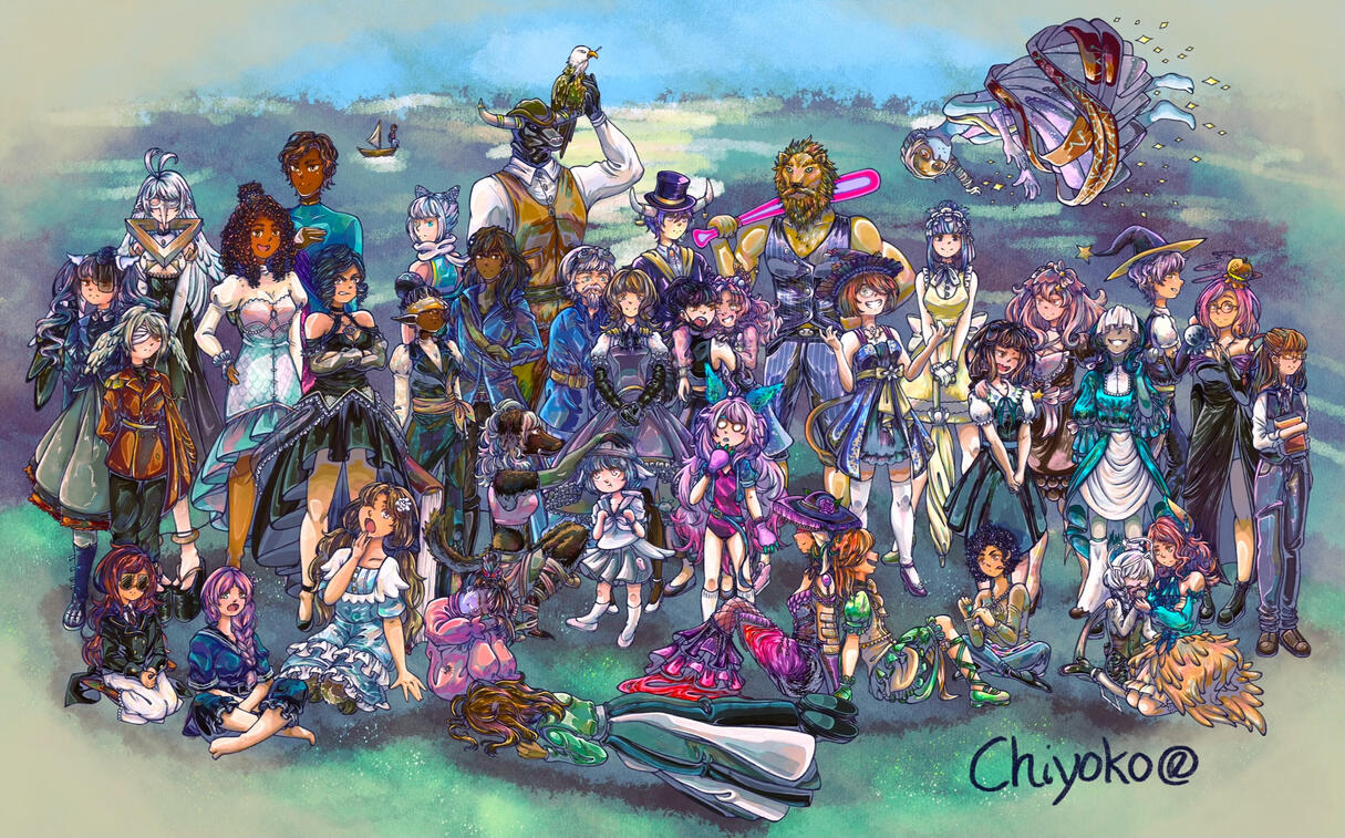 Full illustration with background